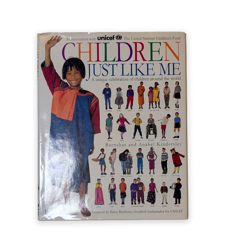 Children Just Like Me Hardcover DK Visual 1995 by Barnabas & Anabel Kindersle